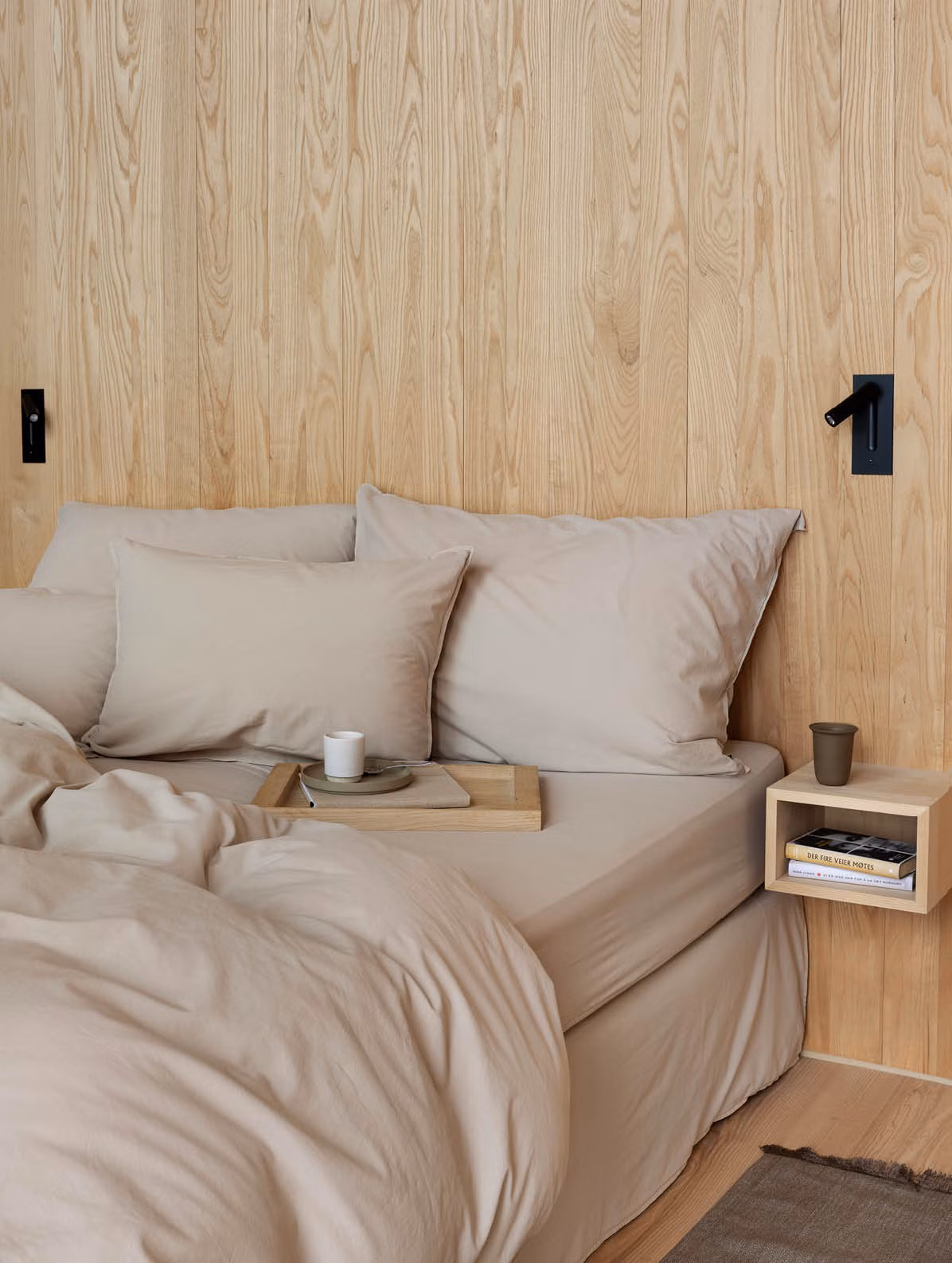 Frøya sengesett beige