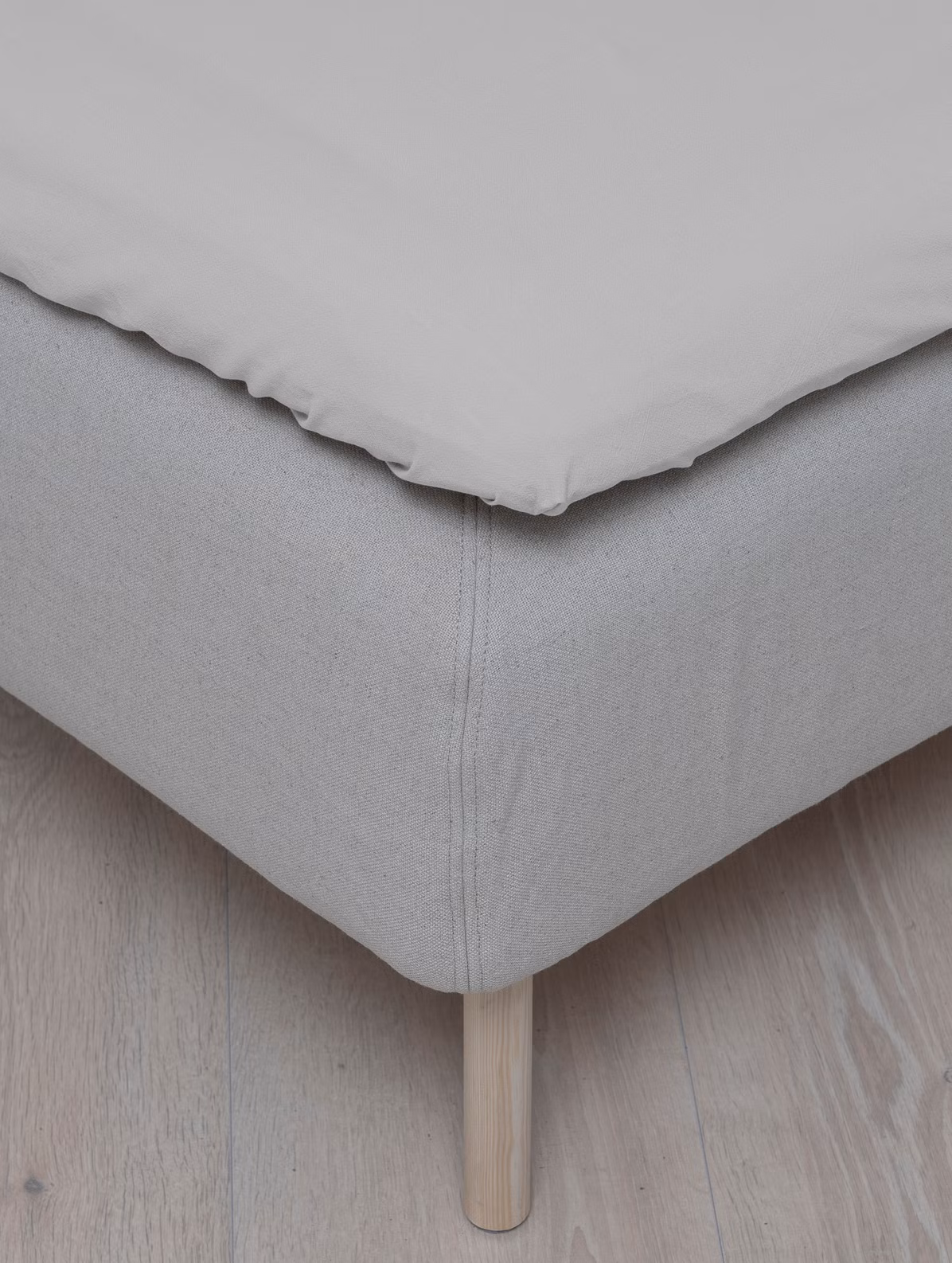 Splittlaken jersey lys grå