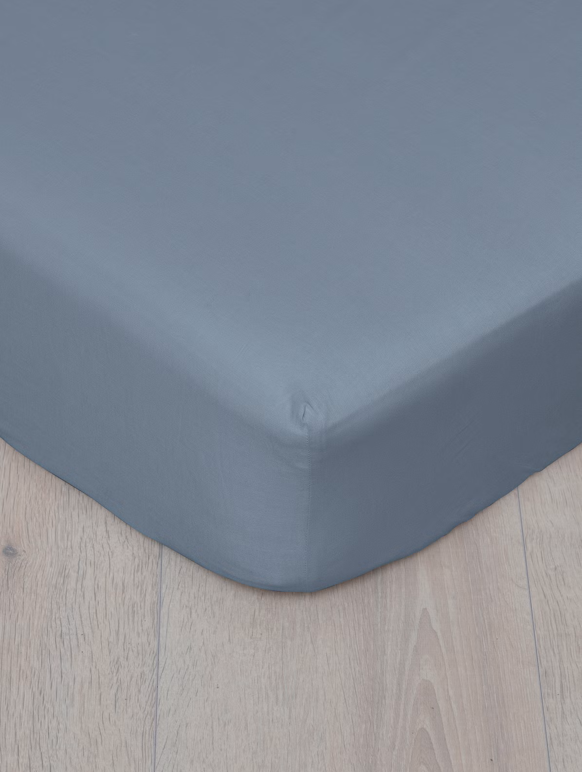 Formsydd laken bomull jeansblå