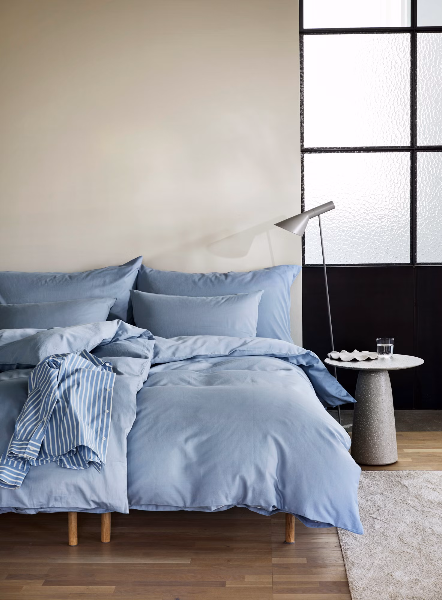 Harmoni sengesett dus blå