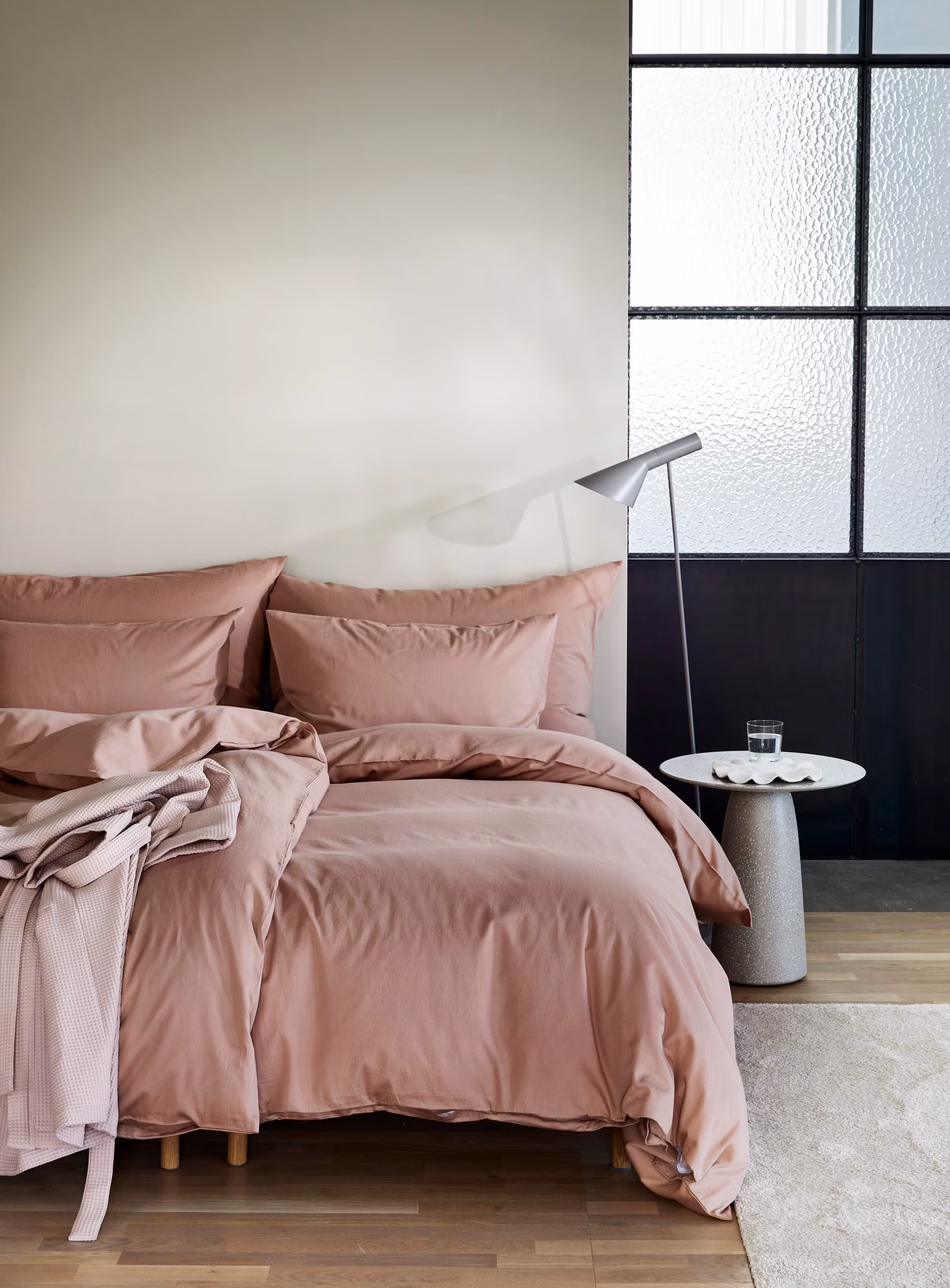 Harmoni sengesett varm rosa