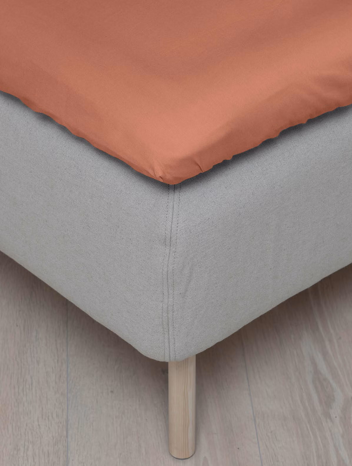 Harmoni laken dus terrakotta