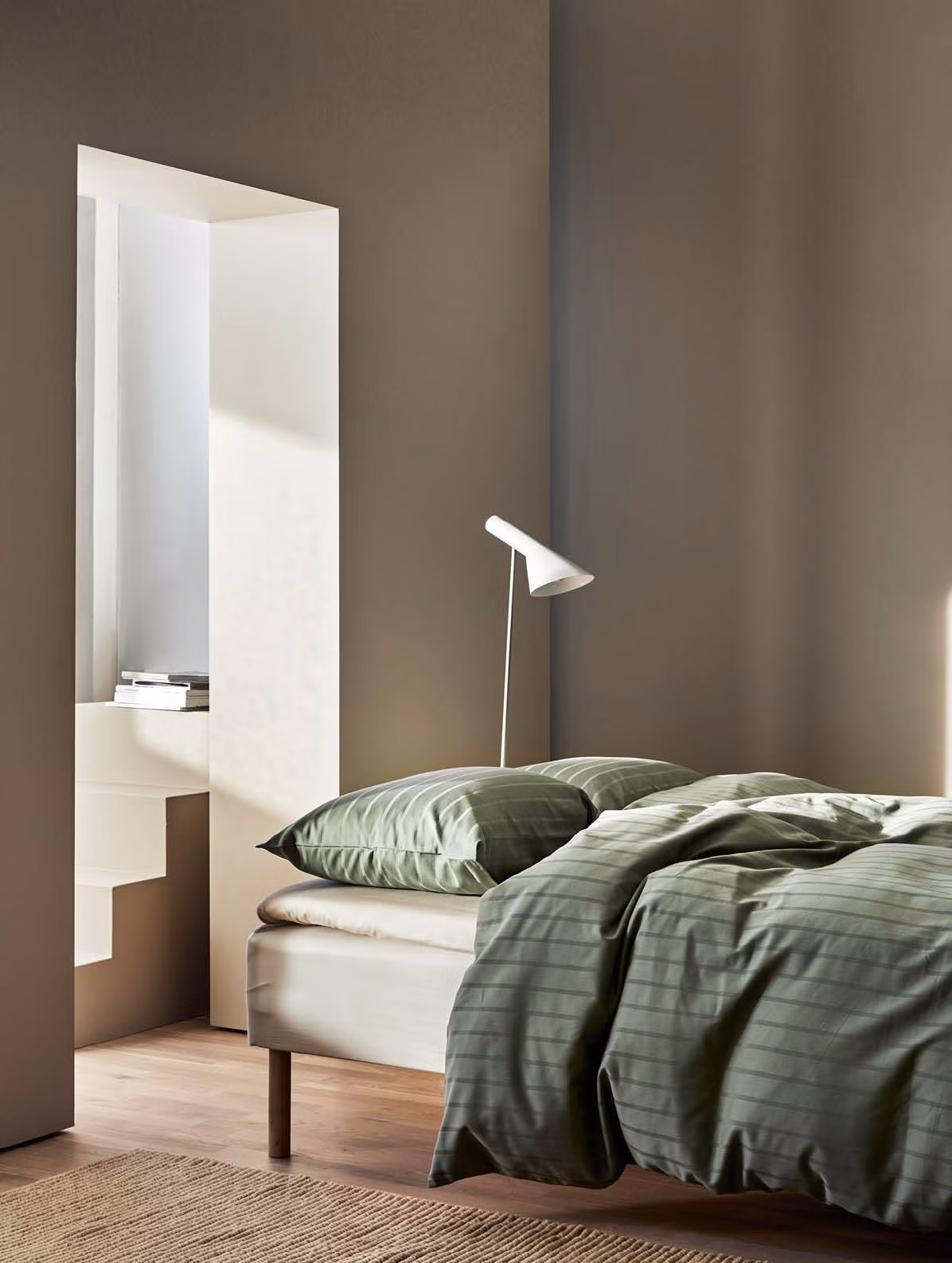 Milano sengesett dempet grønn