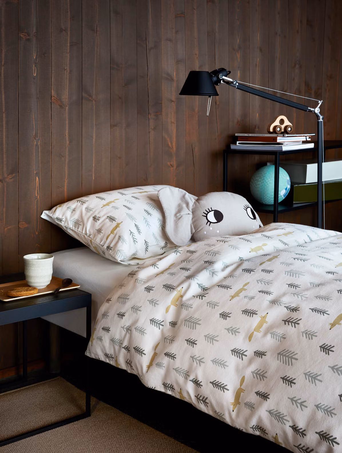 Skogstur sengesett dempet grønn