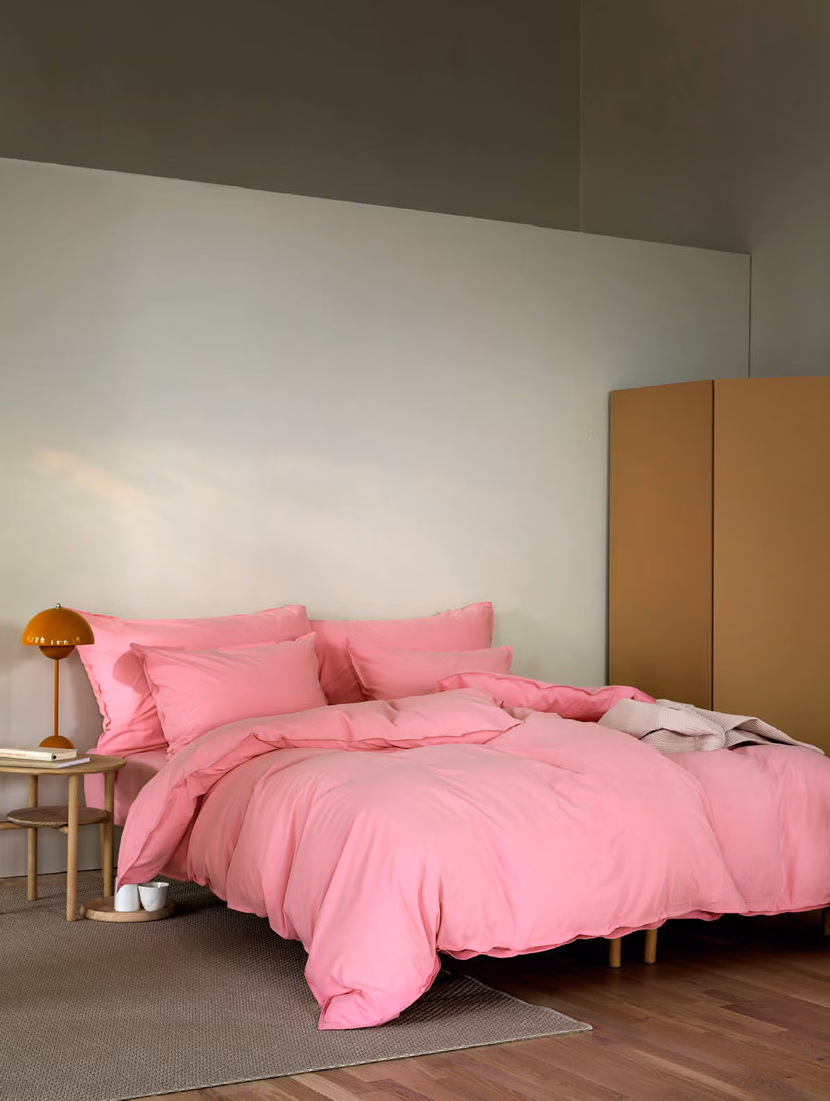 Frøya sengesett klarrosa