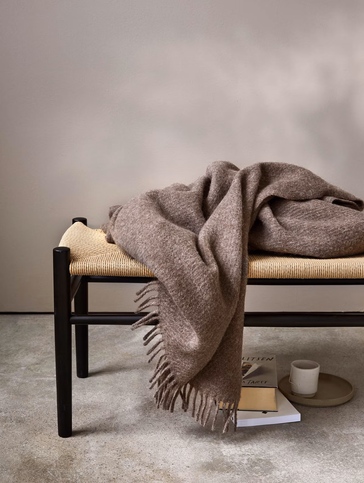 Falketind ullpledd brun