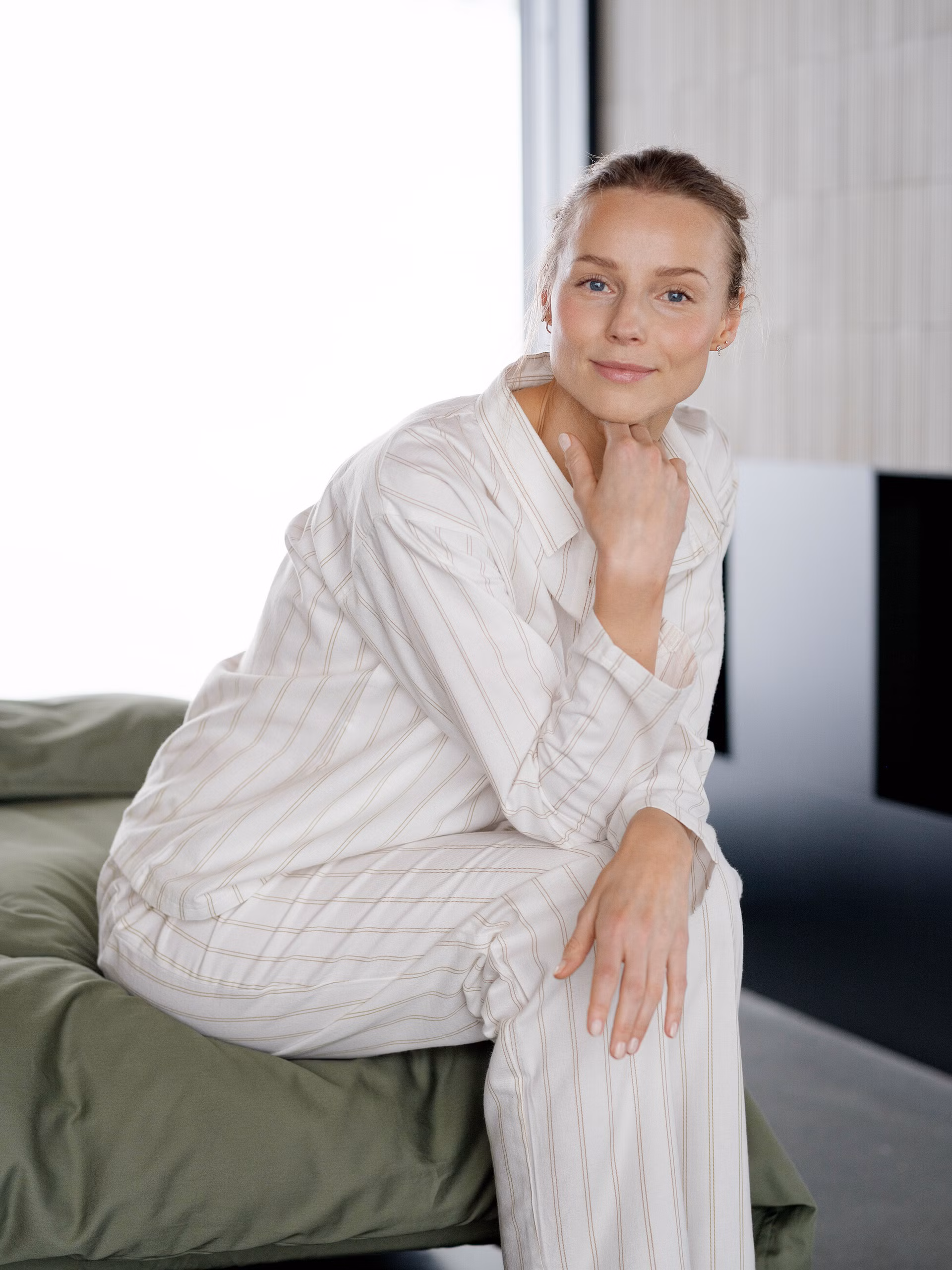 Pilen pyjamas offwhite