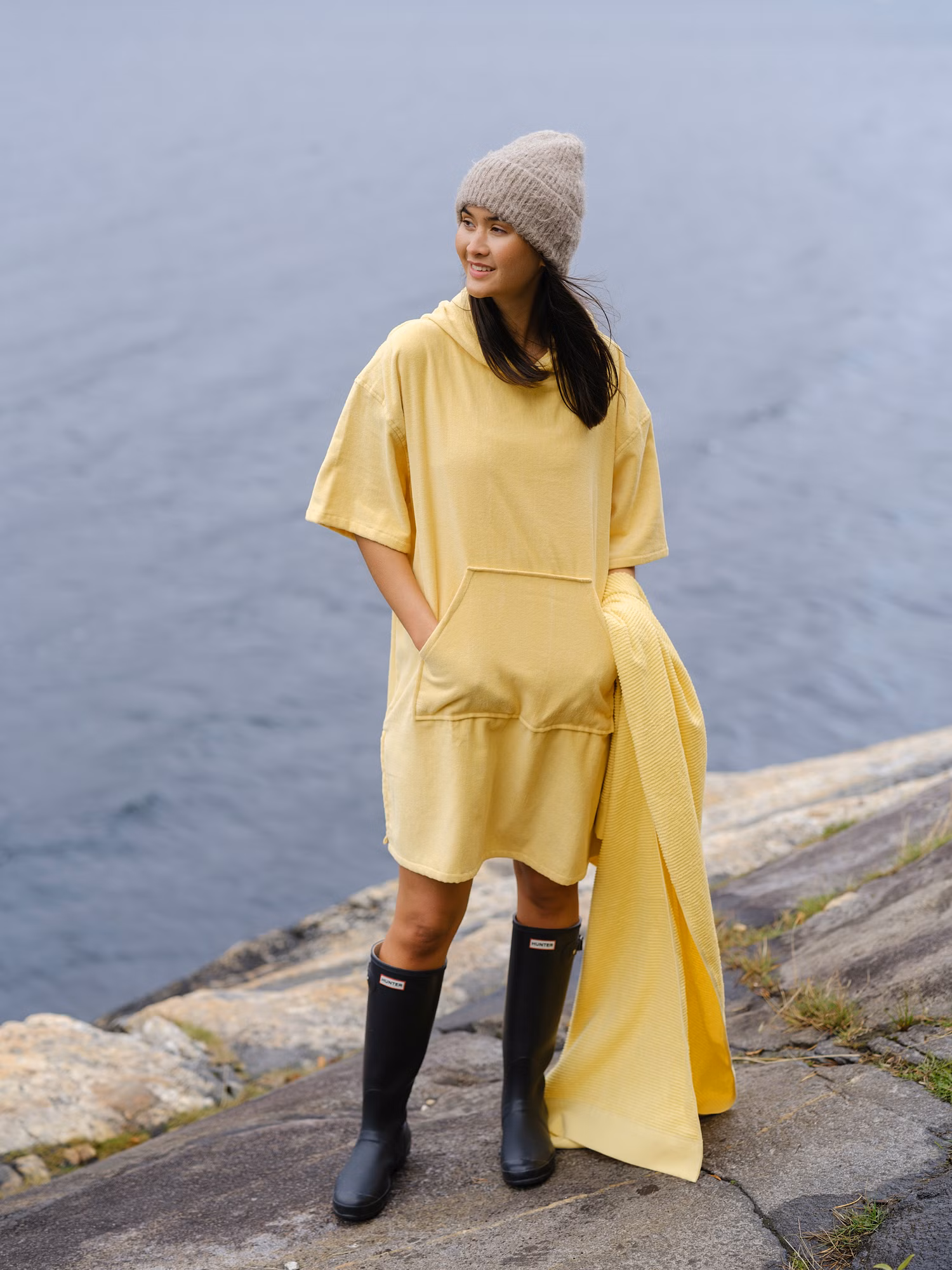 Chill badeponcho gul