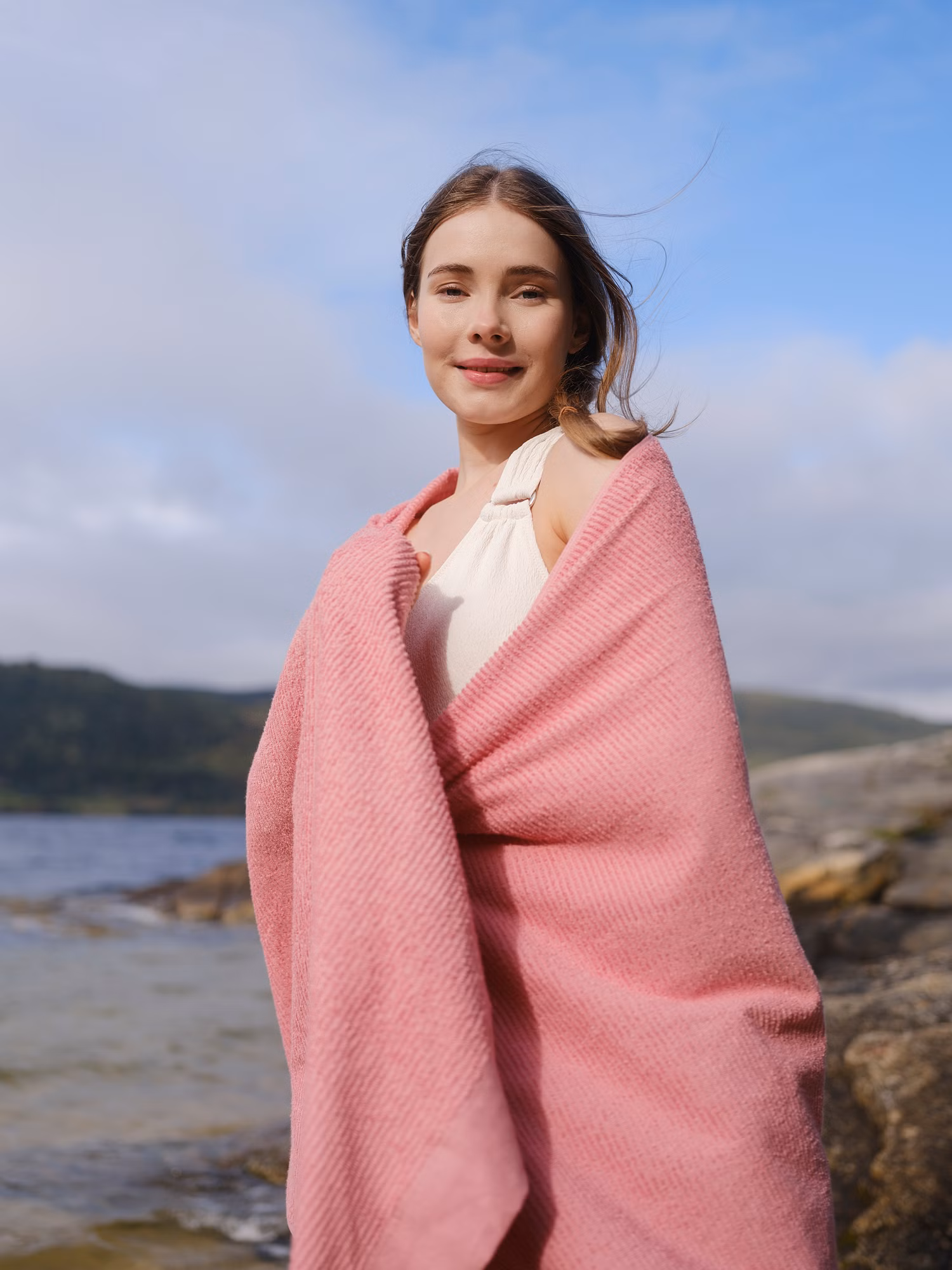 Breeze badehåndkle rosa